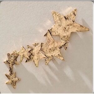 Free People Shooting Stars Brooch Gold